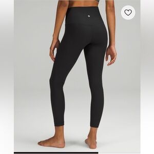 lululemon athletica align high rise ribbed Black Leggings